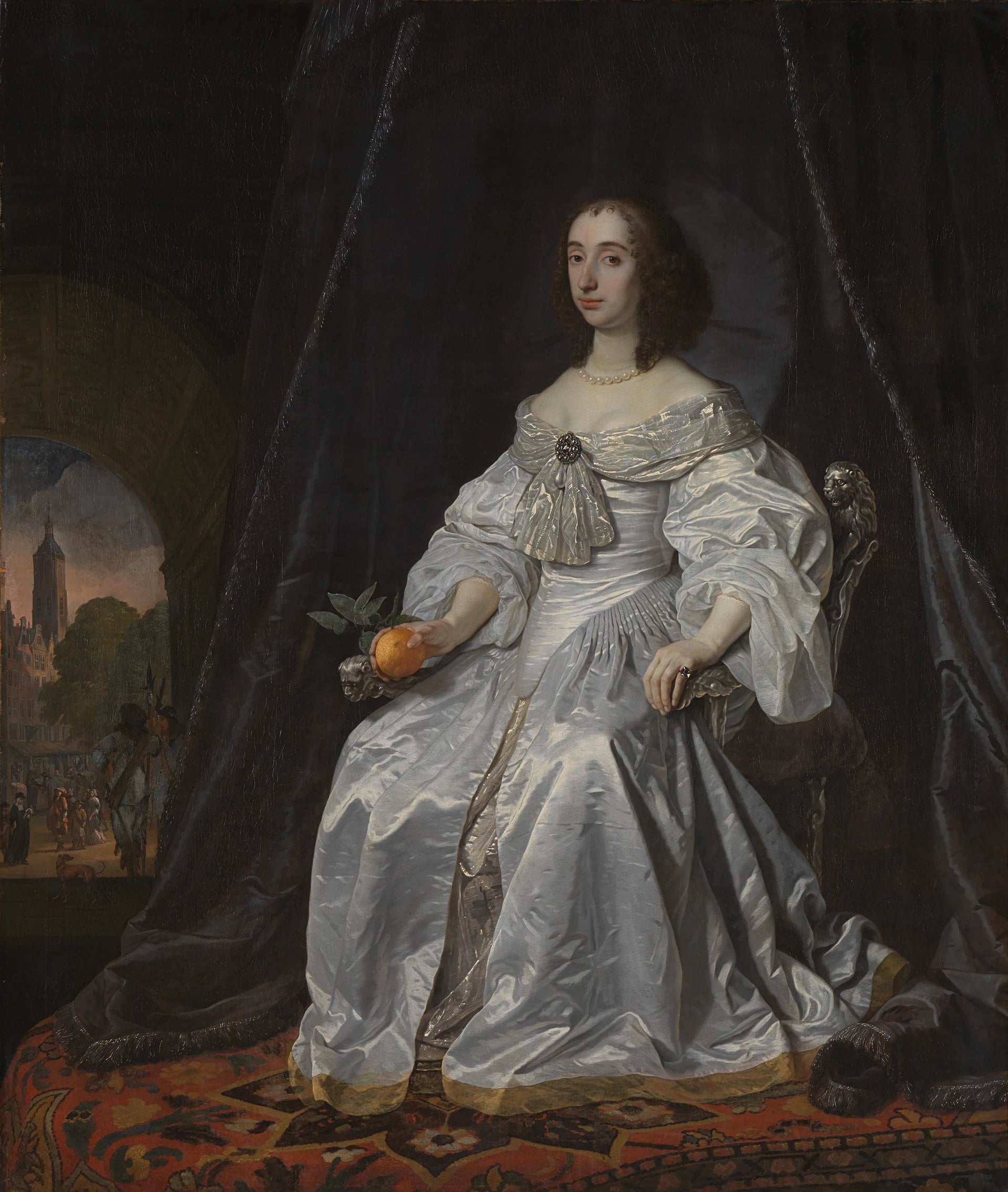 Maria Stuart comme veuve de Guillaume II - Bartholomeus van der Helst