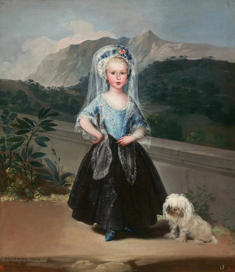 María Teresa de Borbón y Vallabriga, późniejsza hrabina Chinchón - Francisco de Goya