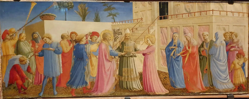 Zaślubiny Najświętszej Maryi Panny - Fra Angelico