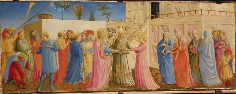 Zaślubiny Najświętszej Maryi Panny - Fra Angelico