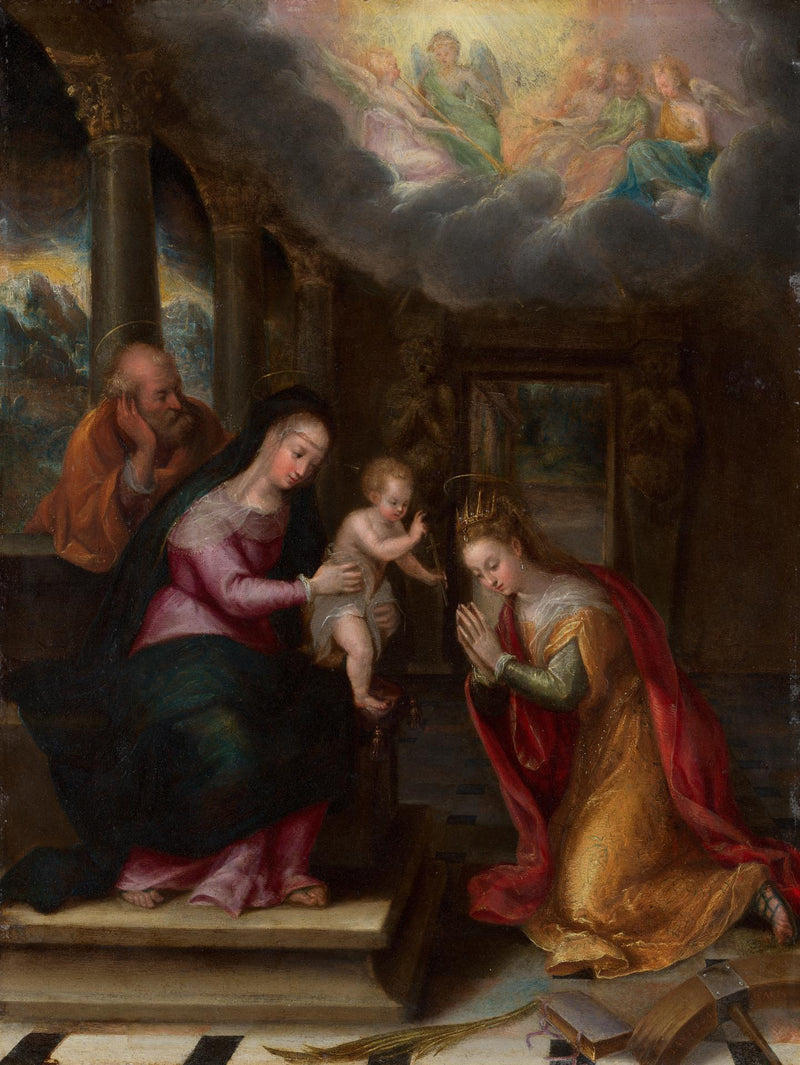 Mariage mystique de Sainte Catherine - Lavinia Fontana