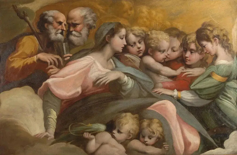 Mistyczne zaślubiny Świętej Katarzyny - Parmigianino