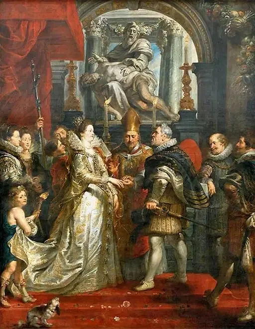 Ślub przez pełnomocnictwo Marii de Médicis i Henryka IV we Florencji 5 października 1600 - Peter Paul Rubens