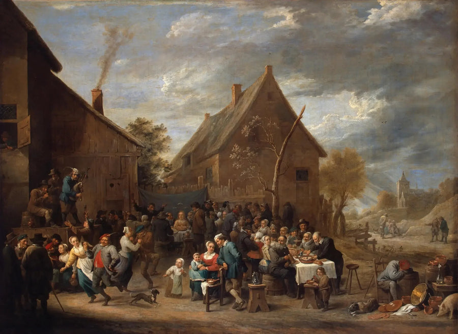 Wiejskie wesele - David Teniers Młodszy
