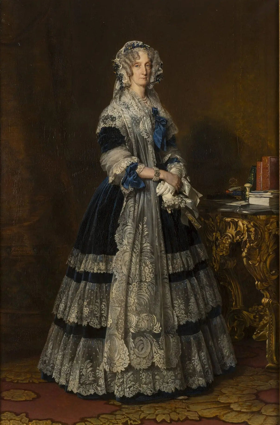 Marie-Amélie de Bourbon, księżniczka Deux Siciles, królowa Francuzów (1782-1866) - Franz Xaver Winterhalter