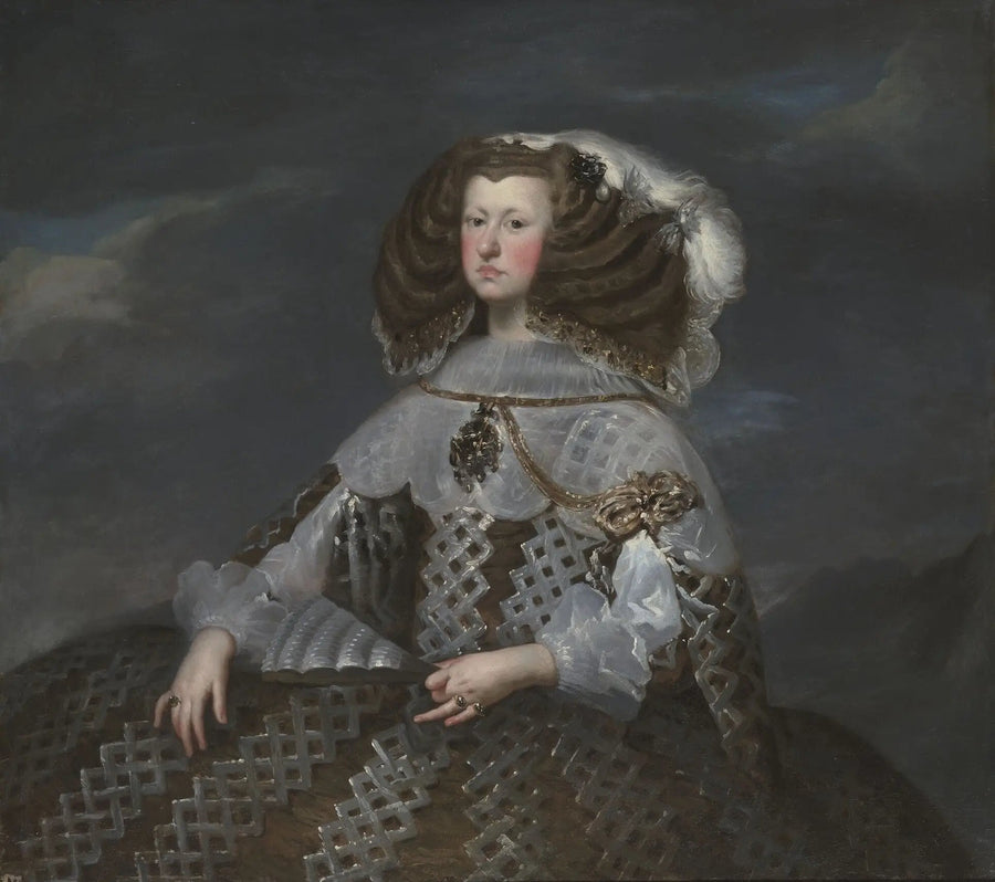 Maria Anna Habsburg, królowa Hiszpanii (1635-1696), regentka - Diego Velázquez
