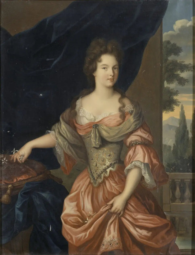 Marie-Anne de Bourbon, księżna de Vendôme (1678-1718) - Hippolyte Flandrin