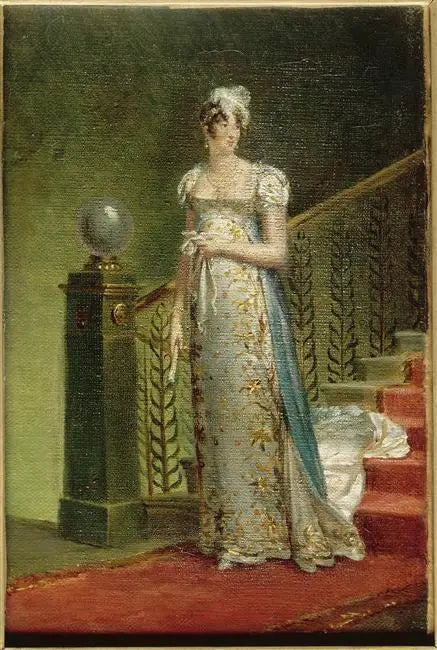 Marie-Annucciade-Karolina Bonaparte, królowa Neapolu, w pałacu Elizejskim (1782-1839) - François Gérard