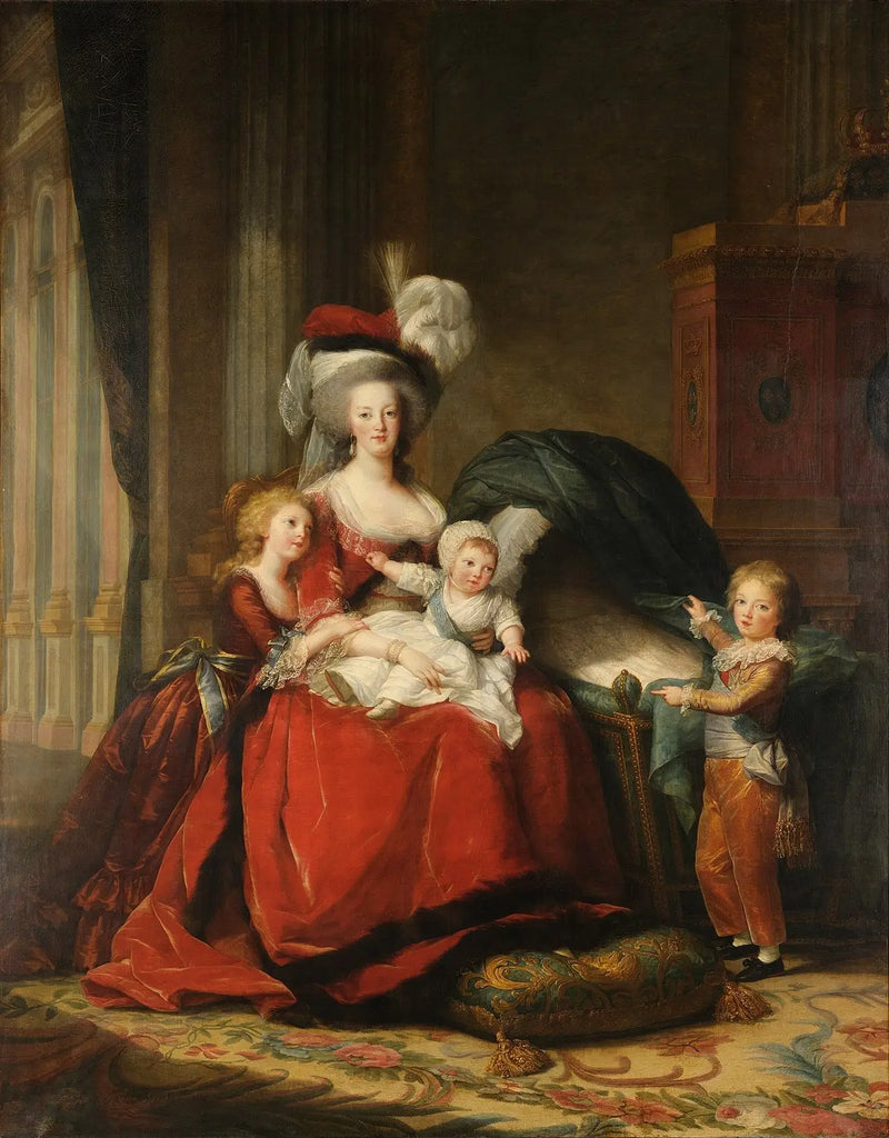 Maria Antonina z Lorraine-Habsburgów, królowa Francji i jej dzieci - Élisabeth Vigée Le Brun