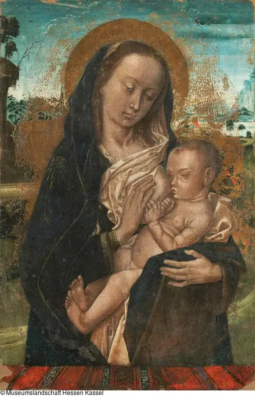 Maria z Dzieciątkiem Jezus - Hugo van der Goes