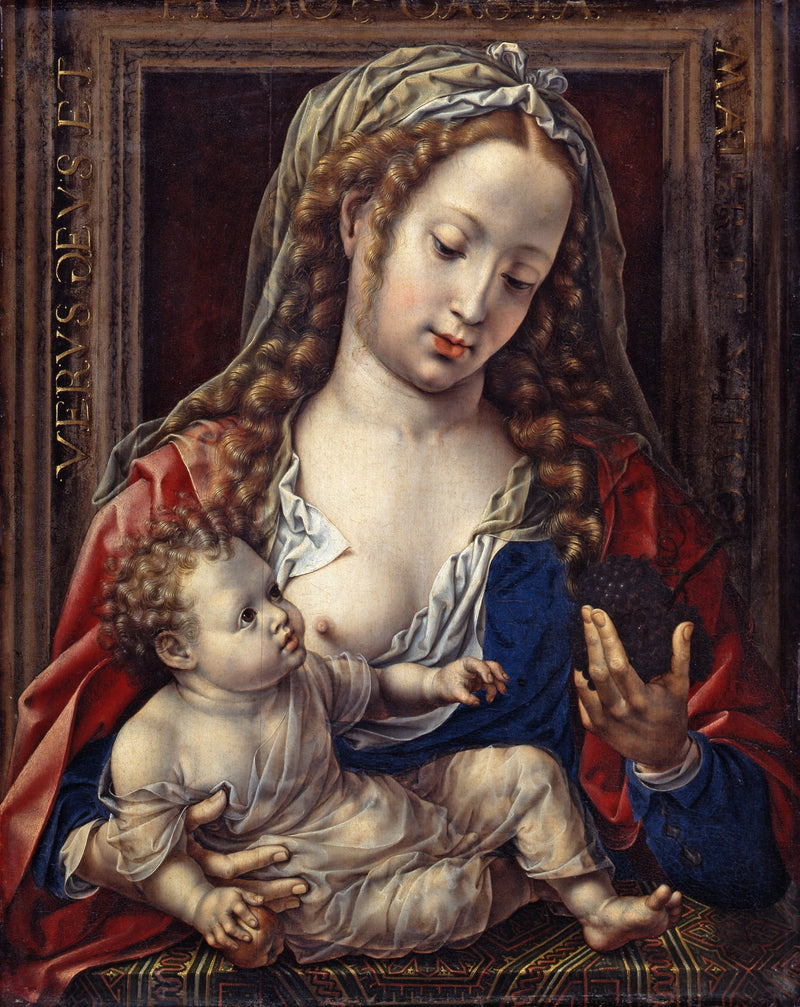 Marie z Dzieciątkiem Jezus - Jan Gossaert
