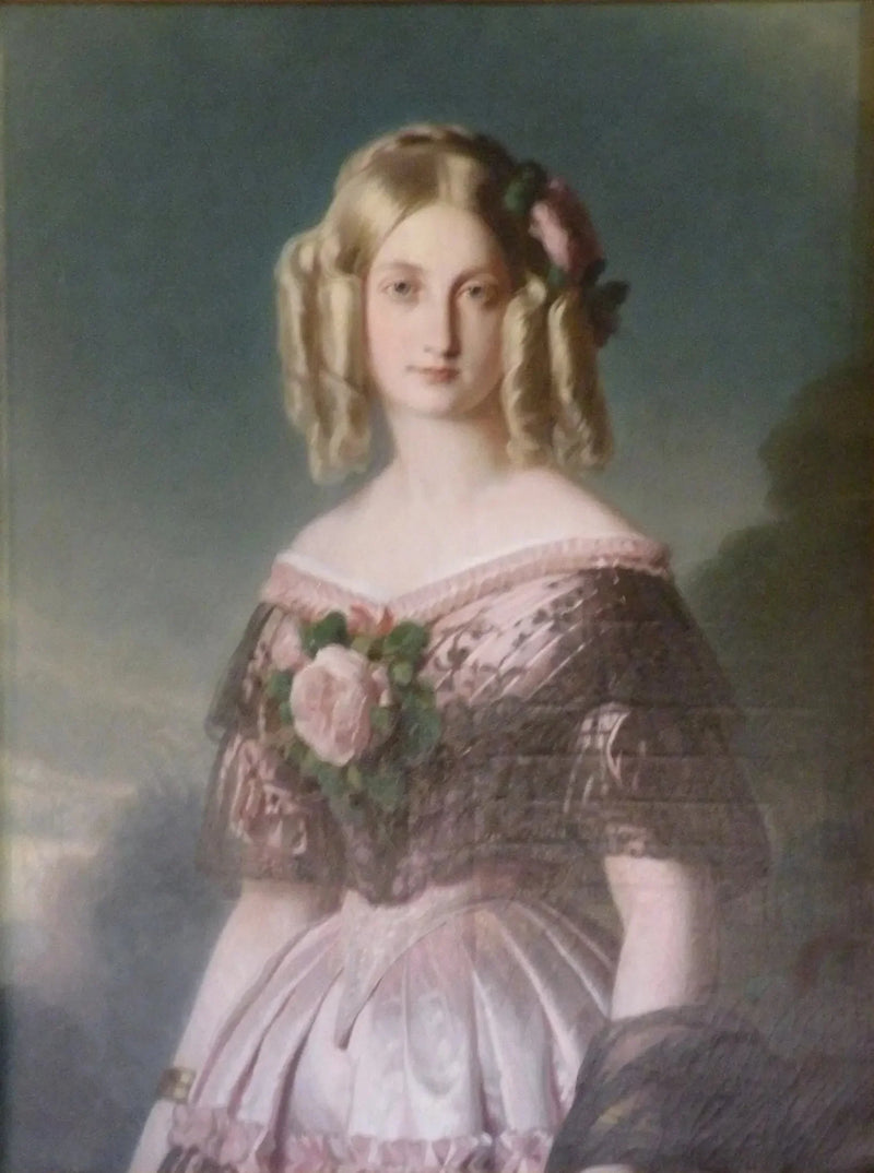 Marie-Caroline-Auguste de Bourbon-Salerne, księżna d'Aumale - Franz Xaver Winterhalter