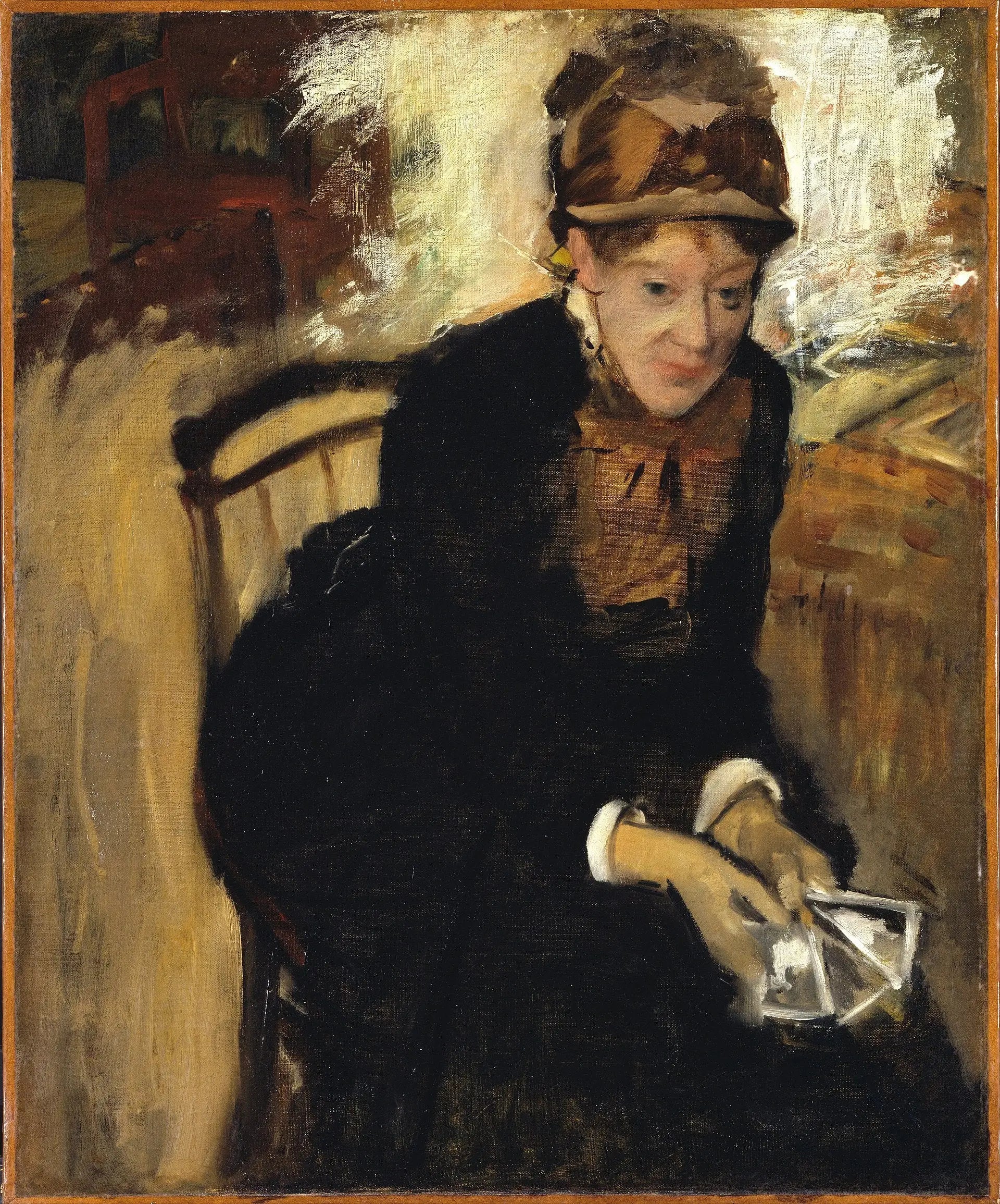Marie Cassatt - Edgar Degas - Alpha Reproduction