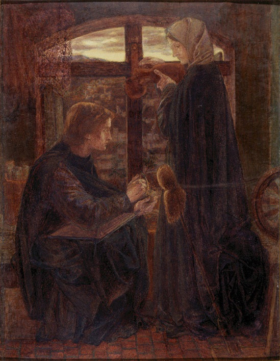 Maria w domu św. Jana - Dante Gabriel Rossetti