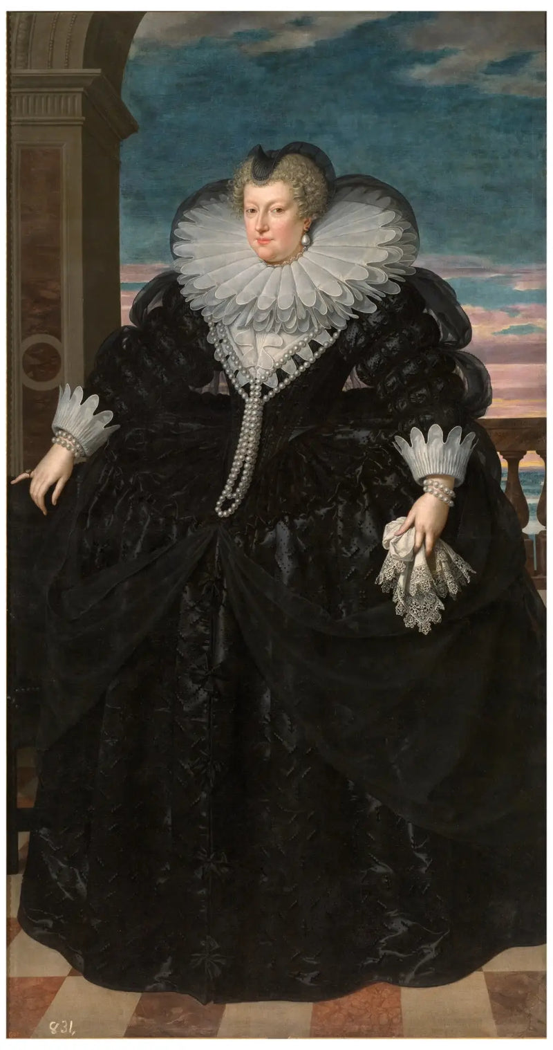 Maria de Médicis jako wdowa - Frans Pourbus Młodszy