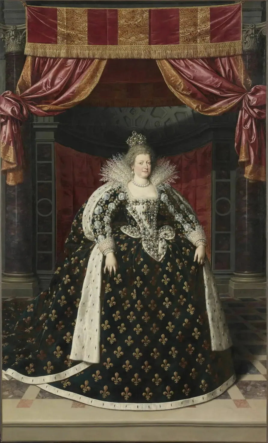 Maria de Médici, królowa Francji - Frans Pourbus Młodszy