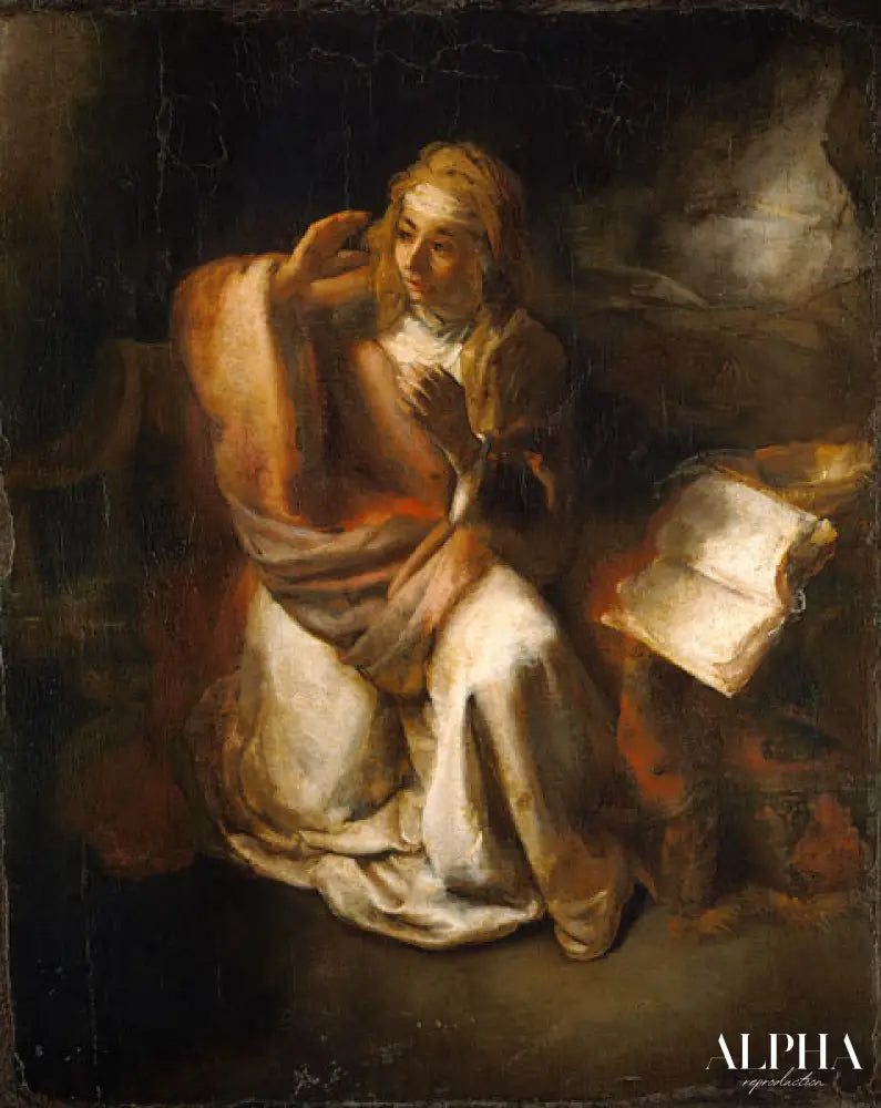 Marie des annonciation - Rembrandt van Rijn - Reproductions de tableaux et peintures haut de gamme