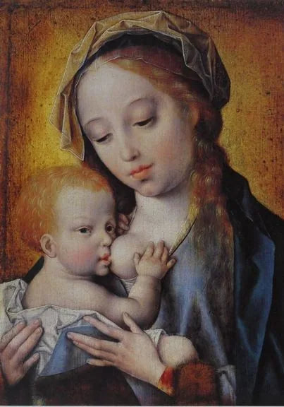 Marie w ciąży - Joos van Cleve