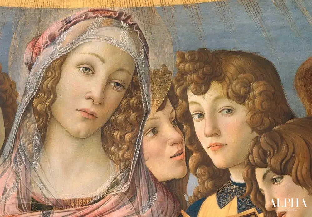 Marie et l'ange - Sandro Botticelli - Reproductions de tableaux et peintures haut de gamme