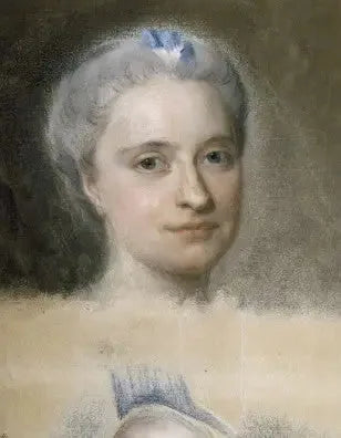 Marie-Josèphe de Saxe, dauphine (1731-1767) - Maurice-Quentin de La Tour image 1 copie peinte à la main à l’huile