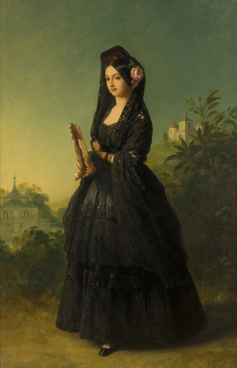 Marie-Louise-Ferdinande de Bourbon, księżna Montpensier (1846-1897) - Franz Xaver Winterhalter