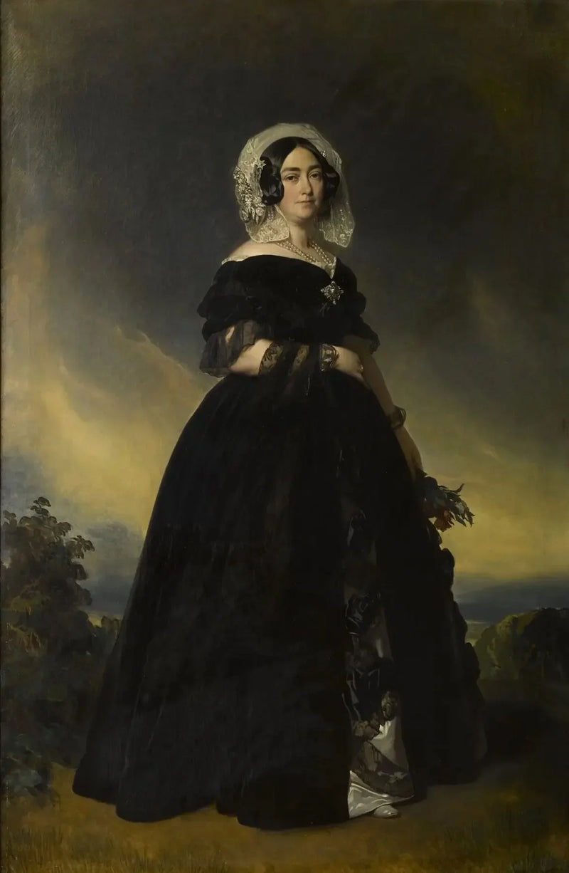 Marie-Louise-Thérèse-Victoire de Saxe-Cobourg-Saafeld, księżna Kent (1786-1861) - Franz Xaver Winterhalter
