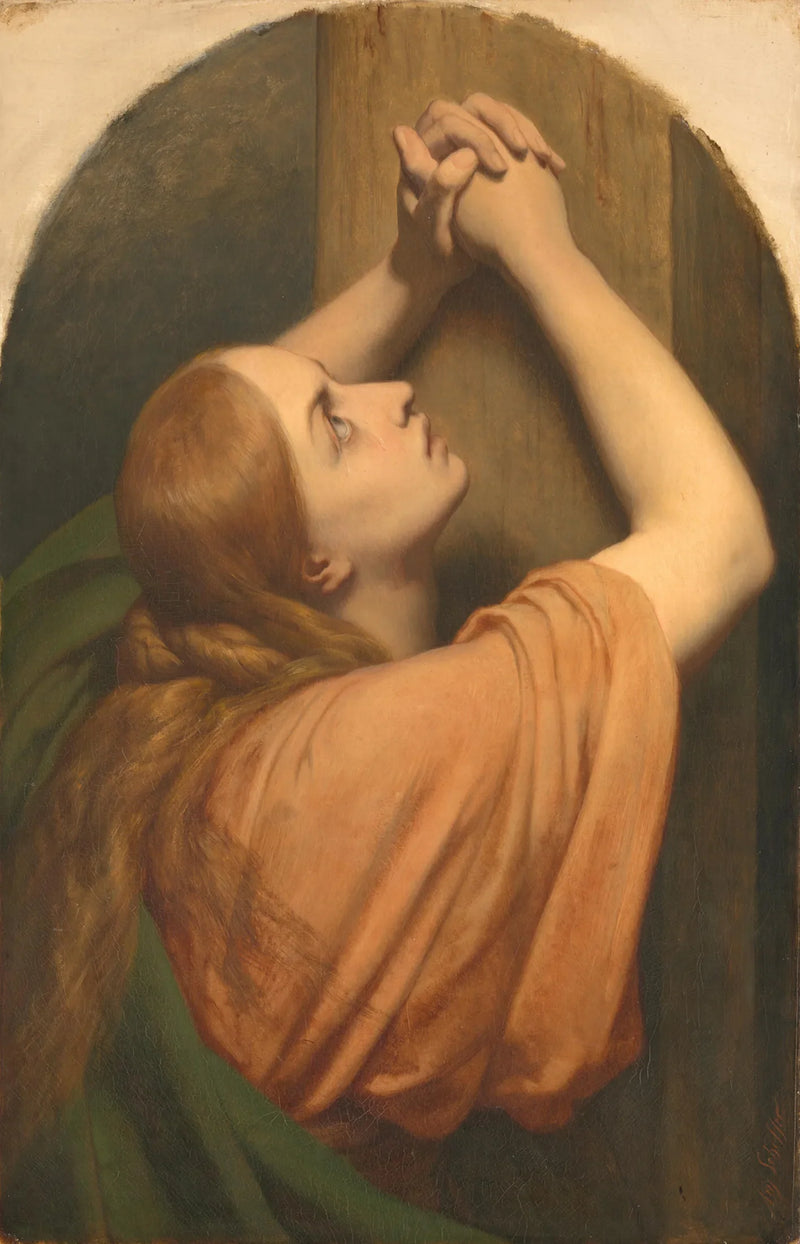 Maria Magdalena u stóp krzyża - Ary Scheffer