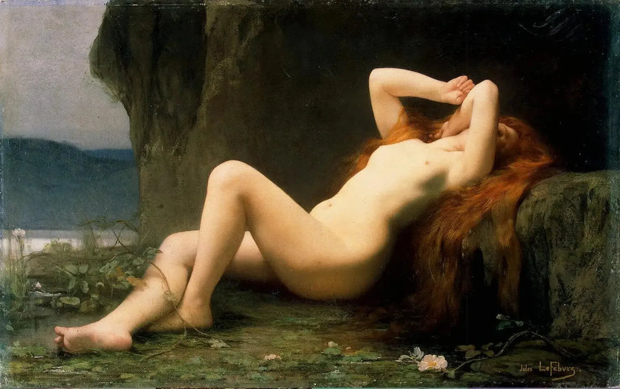 Maria Magdalena w jaskini - Jules Lefebvre