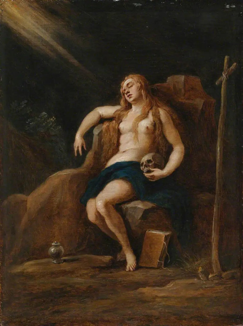 Maria Magdalena na pustyni (według Palma il Giovane) - David Teniers młodszy