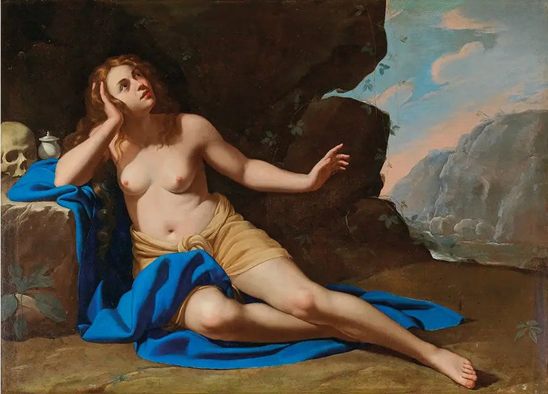Marie-Madeleine w ekstazie - Artemisia Gentileschi