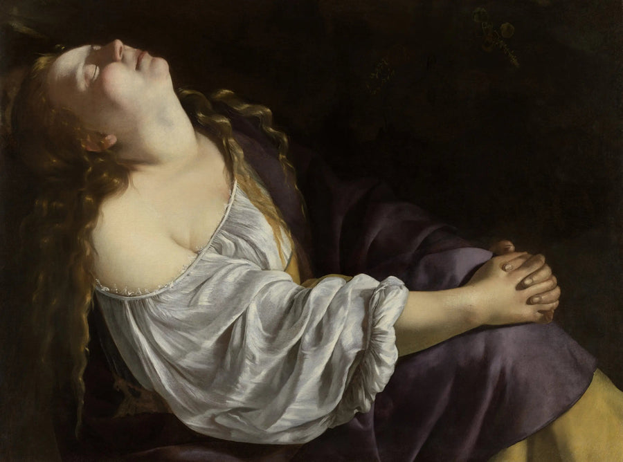 Marie-Madeleine w ekstazie - Artemisia Gentileschi