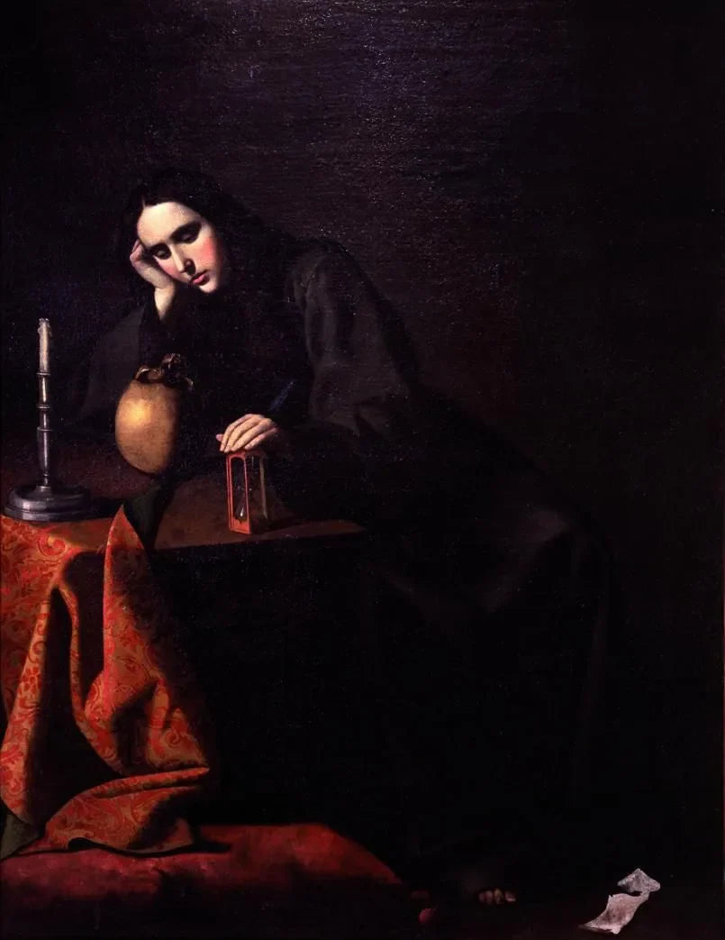Maria Magdalena w medytacji - Francisco de Zurbarán
