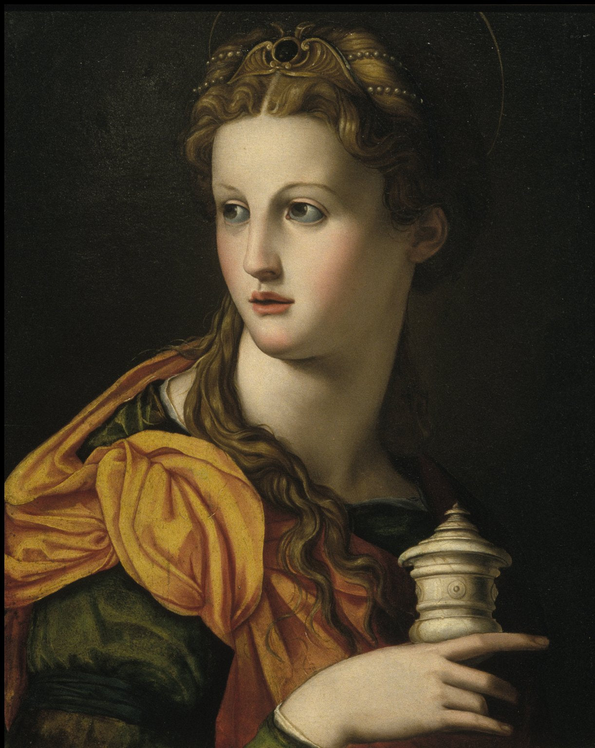 Marie-Madeleine (Jeune Florentine représentée comme la Madeleine) - Bronzino - Alpha Reproduction