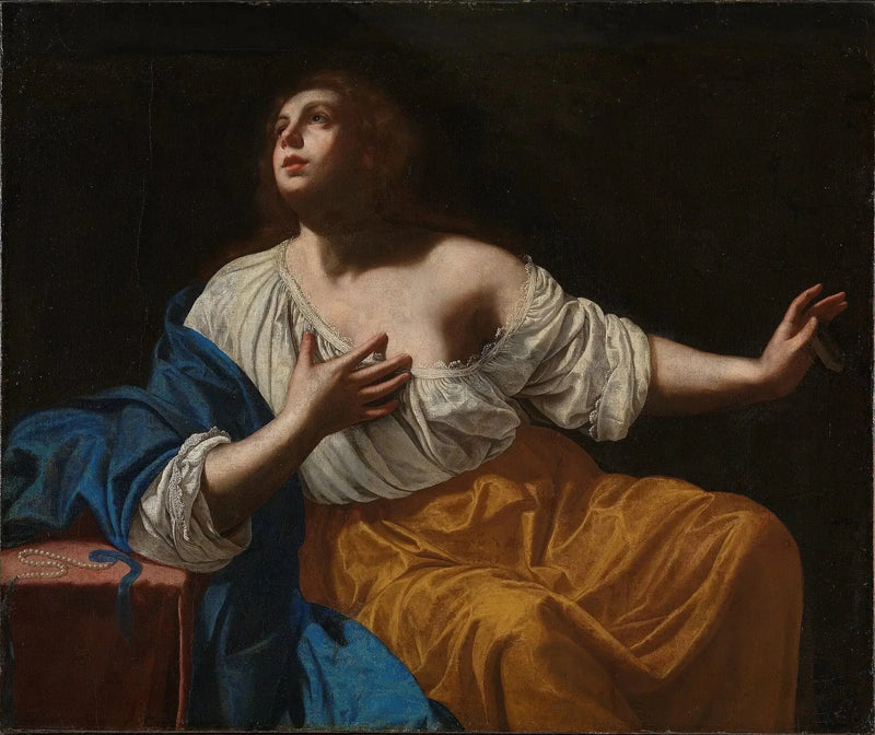 Maria Magdalena pokutująca - Artemisia Gentileschi