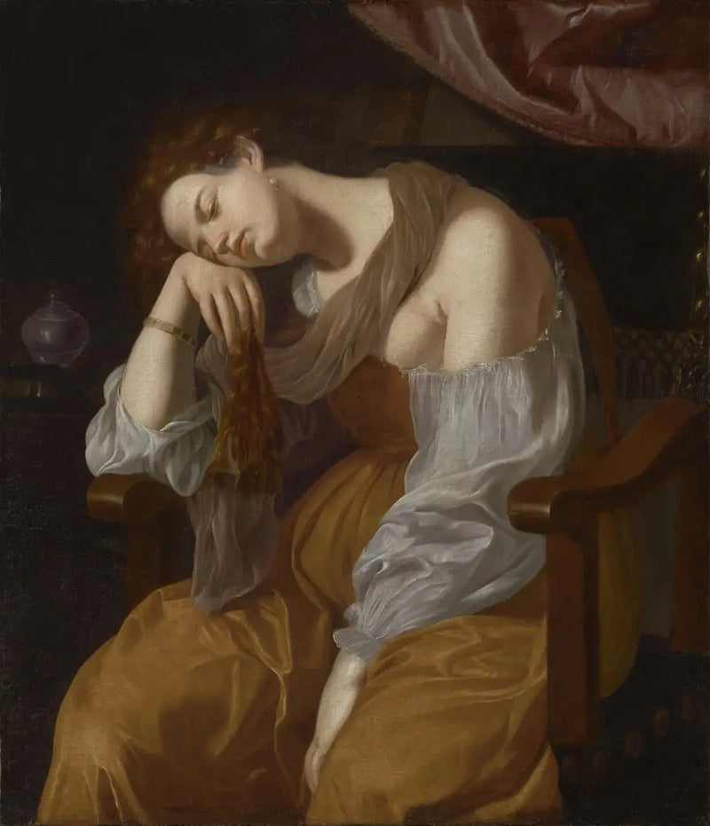 Maria Magdalena pokutująca - Artemisia Gentileschi