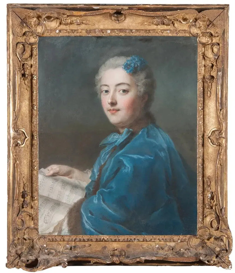 Marie-Sophie de Courcillon, księżna de Pecquigny, księżna Rohan - Maurice-Quentin de La Tour