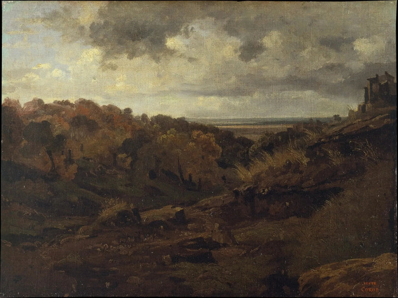 Marin. Wielka zalesiona dolina - Jean-Baptiste Camille Corot