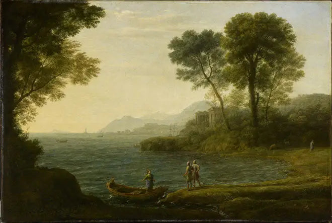 Morska z załadunkiem Carlo i Ubaldo - Claude Lorrain