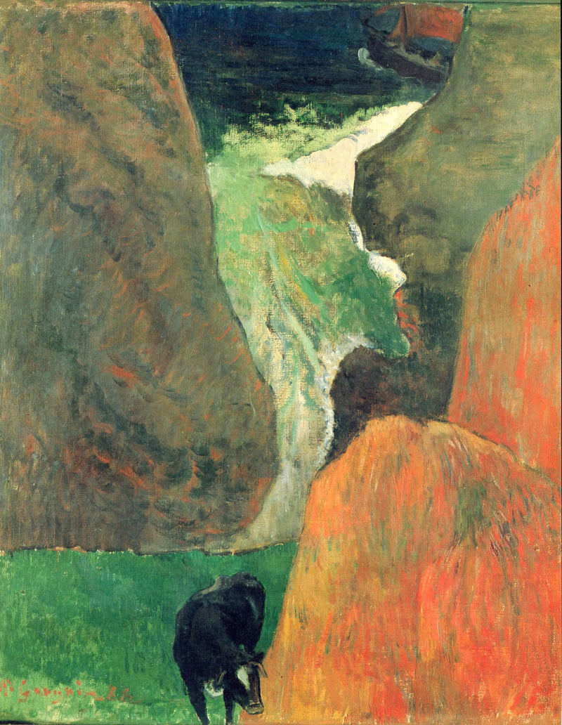 Morze z krową - Paul Gauguin
