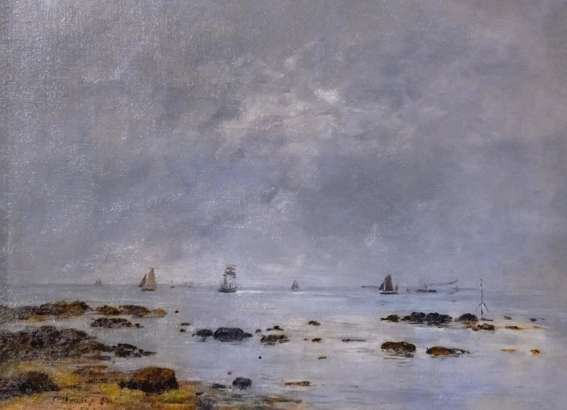 Morze, spokój - Eugène Boudin