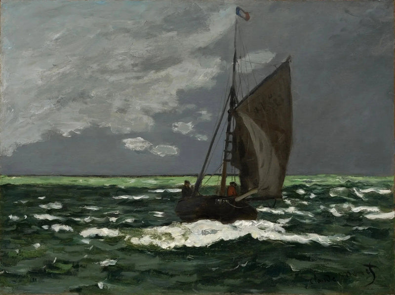 Marynarka wojenna, burza W86 - Claude Monet
