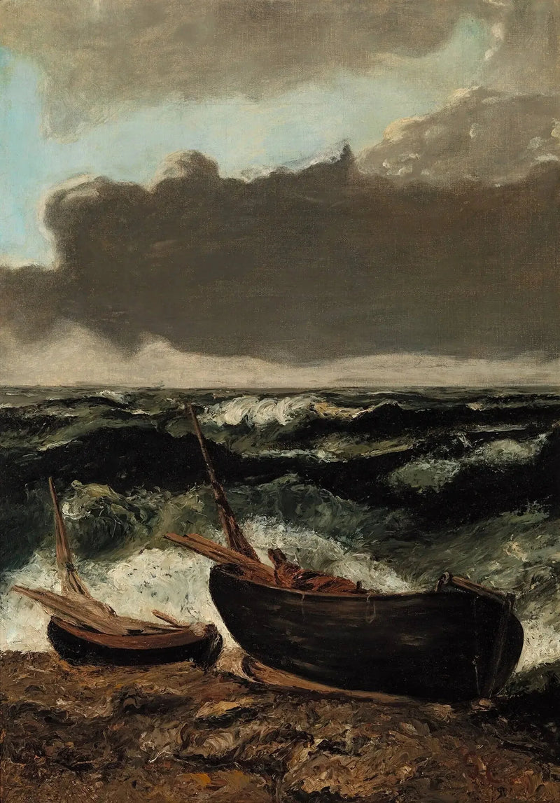 Marine. Burza - Gustave Courbet