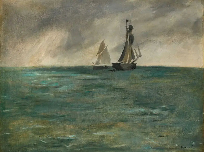 Morska, burzowa pogoda - Édouard Manet