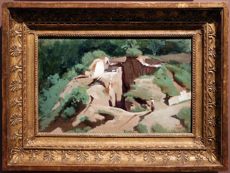 Marino. Fontanna - Jean-Baptiste Camille Corot