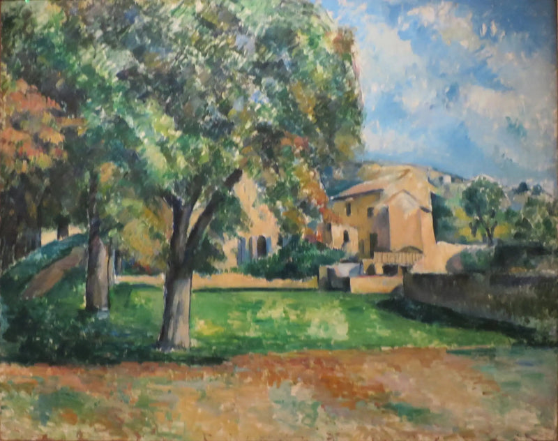 Kasztanowce i farma Jas de Bouffan. - Paul Cézanne