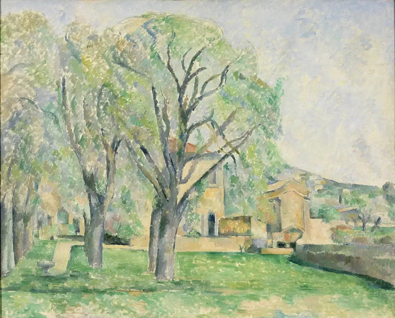 Kasztanowce i farma Jas de Bouffan - Paul Cézanne