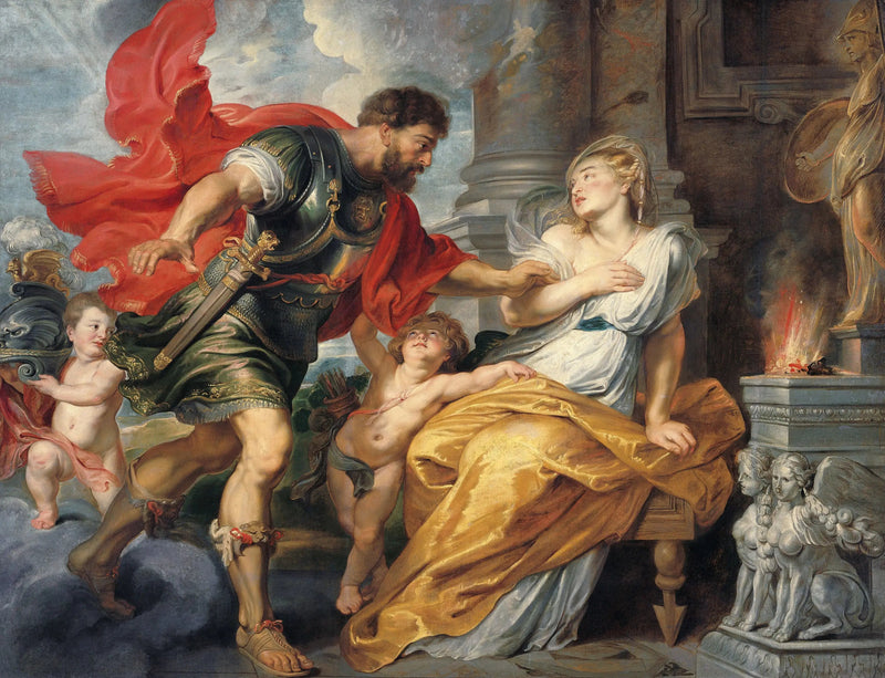 Mars i Rhea Silvia - Peter Paul Rubens