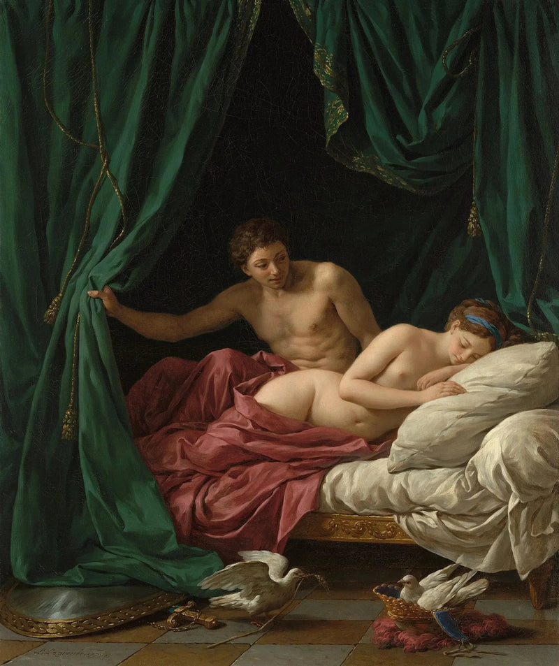 Mars i Wenus, alegoria o Pokoju - Louis Jean François Lagrenée