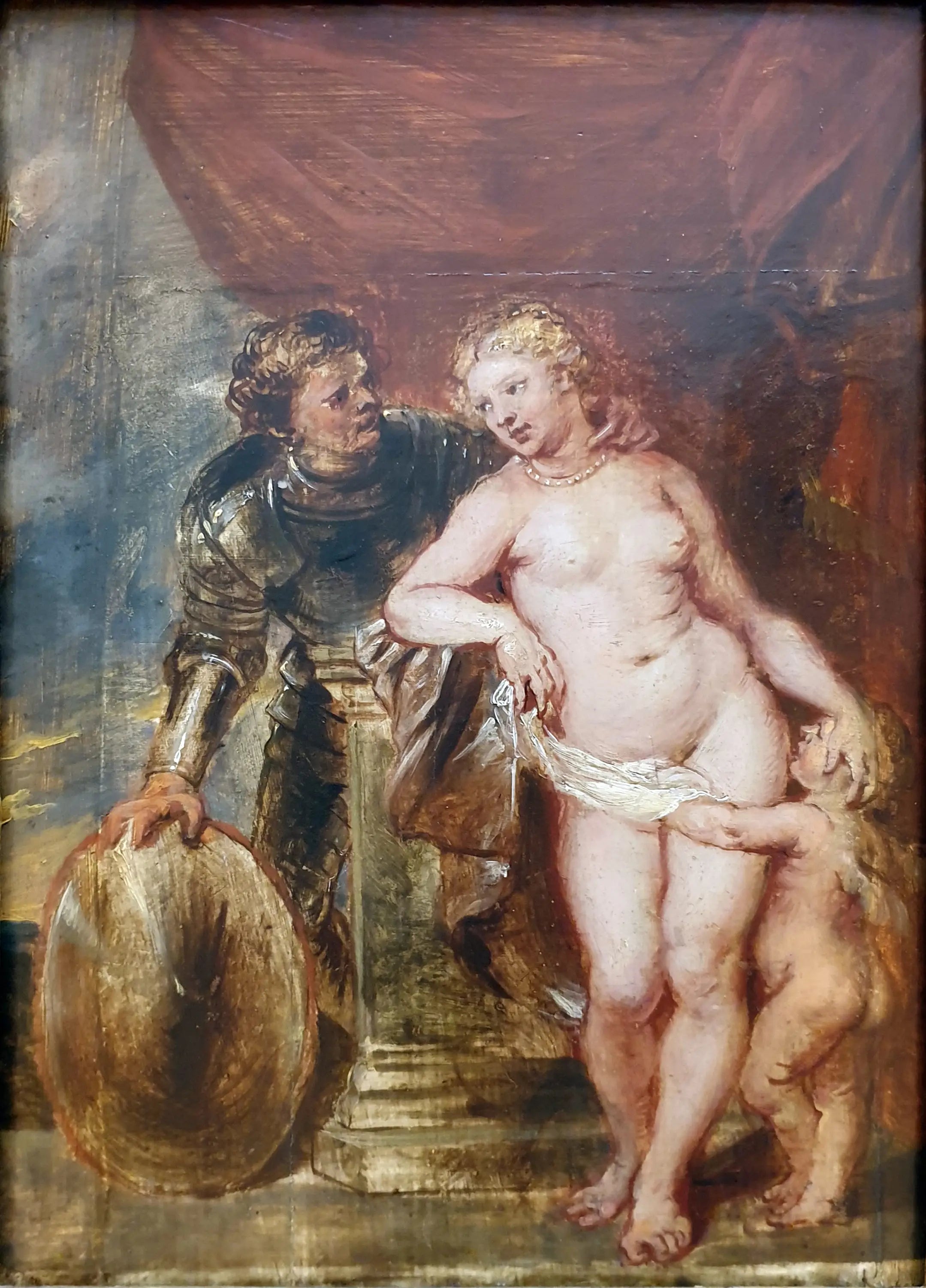 Mars, Vénus et Amour - Peter Paul Rubens image 1 tableau peint à l’huile sur toile
