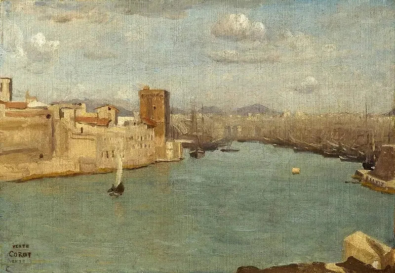 Marsylia: Stare Miasto - Jean-Baptiste Camille Corot